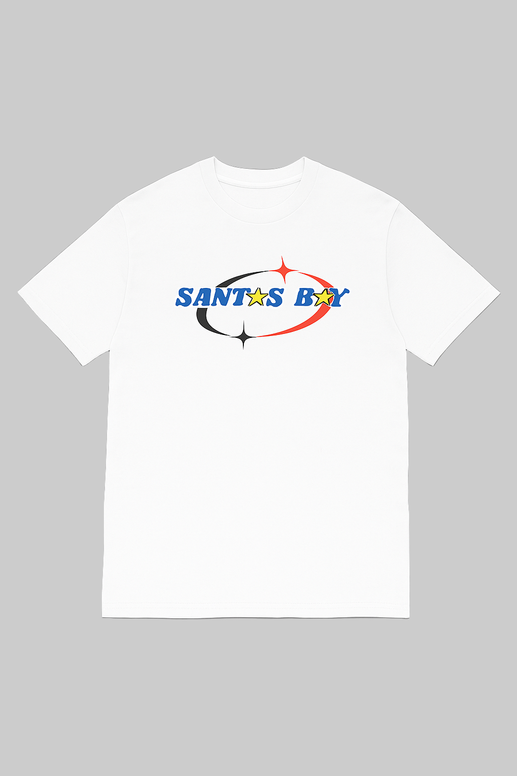 WHITE SANTOS BOYS TEE